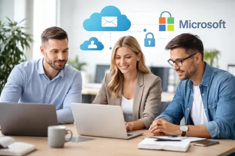 Microsoft 365 für kleine und mittelständische Unternehmen – sichere Zusammenarbeit und strukturierte Cloud-Nutzung im Büro