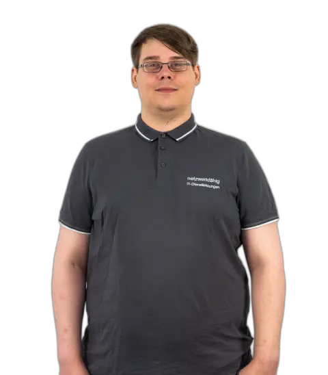 Mitarbeiter im Team von netzwerkfähig - IT-Support · Technik · Systemadministration