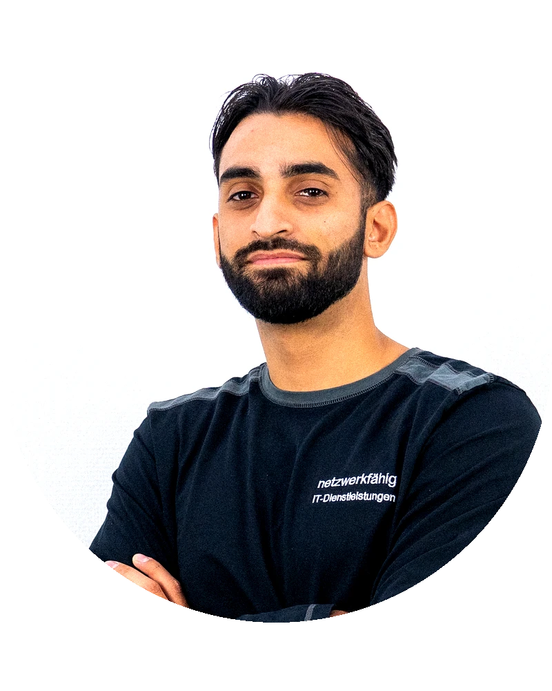 Porträt von Ali Aliev aus dem Team von netzwerkfähig