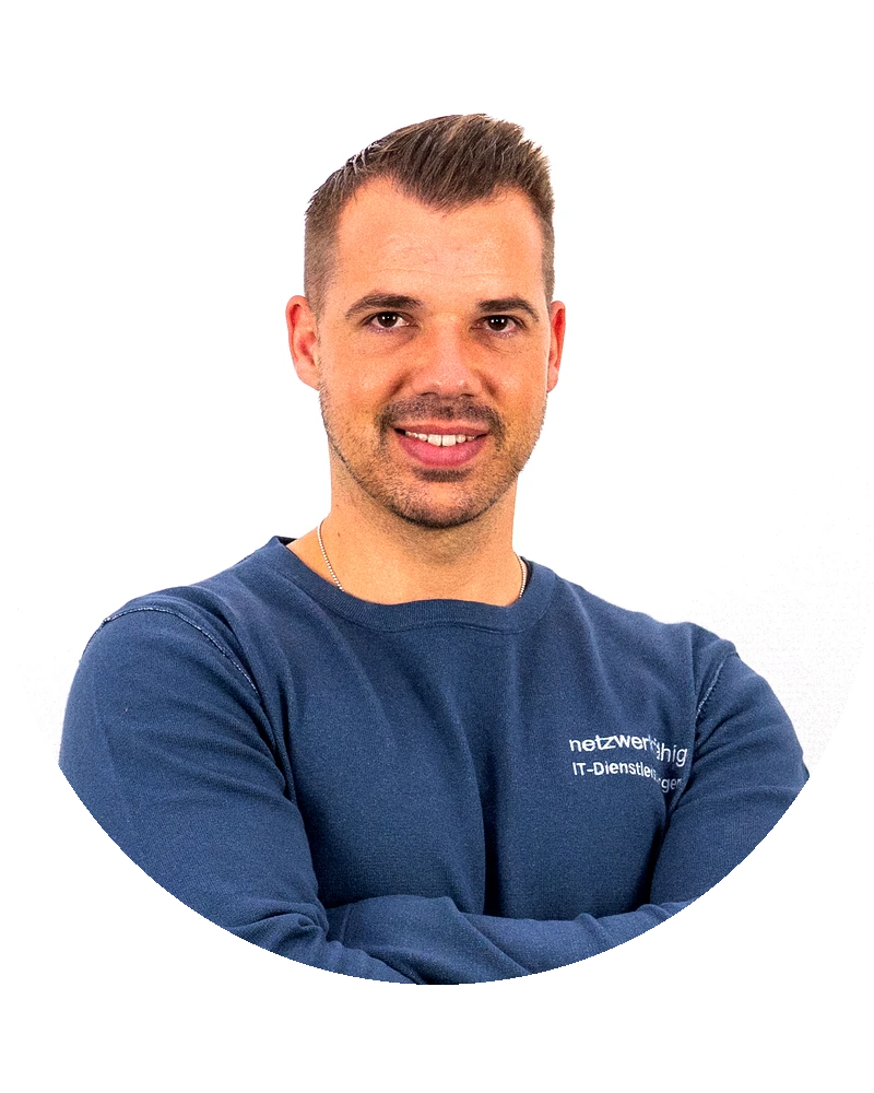 Porträt von Ken Knoch, IT-Support und Systemadministration bei netzwerkfähig