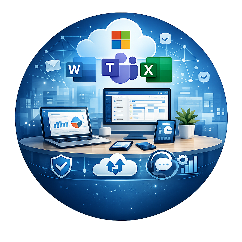 Microsoft 365 in der Praxis – moderne IT-Arbeitsumgebung mit Teams, Outlook, Word, Excel und Cloud-Anwendungen