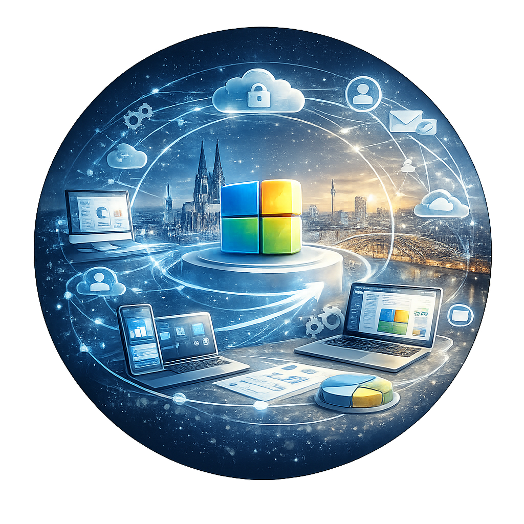 Microsoft 365 in Köln für kleine Unternehmen mit Betreuung, Sicherheit und Cloud-Lösungen von netzwerkfähig